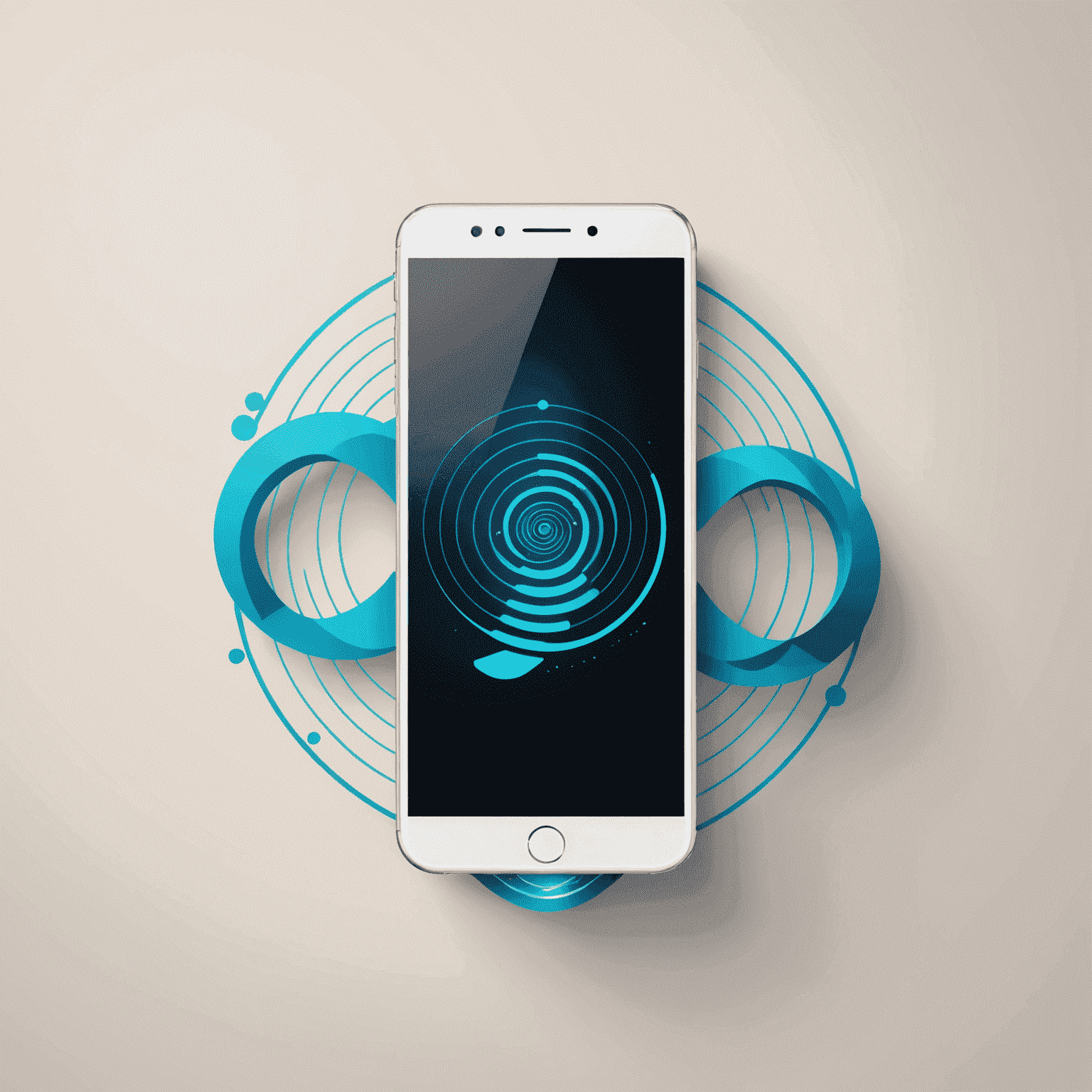 mobipoles logo featuring a stylized mobile device with signal waves, representing 5G technology